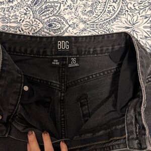 BDG Women's Straight Leg Black Jeans
